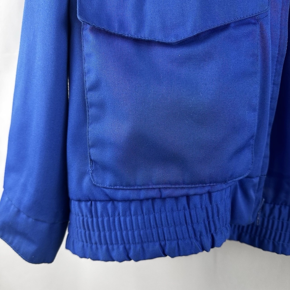Vintage 80s Grandpa Workwear Blue Tabi International Jacket‎ Bomber Men's Large - Picture 8 of 16
